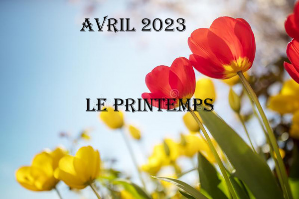 Le printemps-Avril 2023