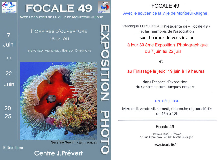 Exposition club Focale 49 Montreuil Juigné